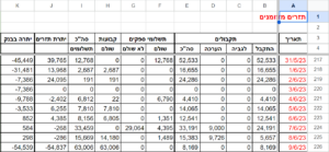 מערכת לניהול תזרים מזומנים אקסל